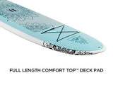 Yoga Mat Feather-Lite 10'6-11' with Full Length Yoga Deck Pad - cruiser-sup.ca