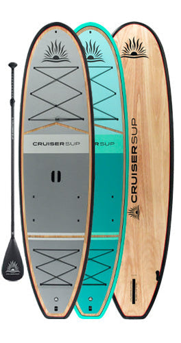 BLISS LE Wood / Carbon Paddle Board Package with Full Length Deck Pad | Cruiser SUP® Canada