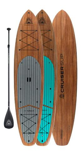 V-MAX 12' Woody Hybrid-Touring Paddle Board Package | Cruiser SUP® Canada
